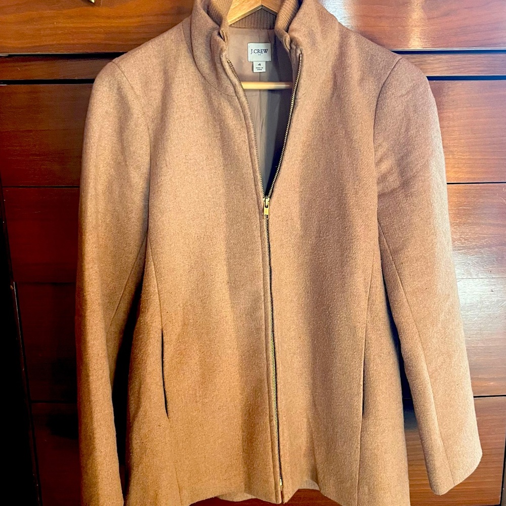 J Crew Wool Blend Coat Jacket size 4